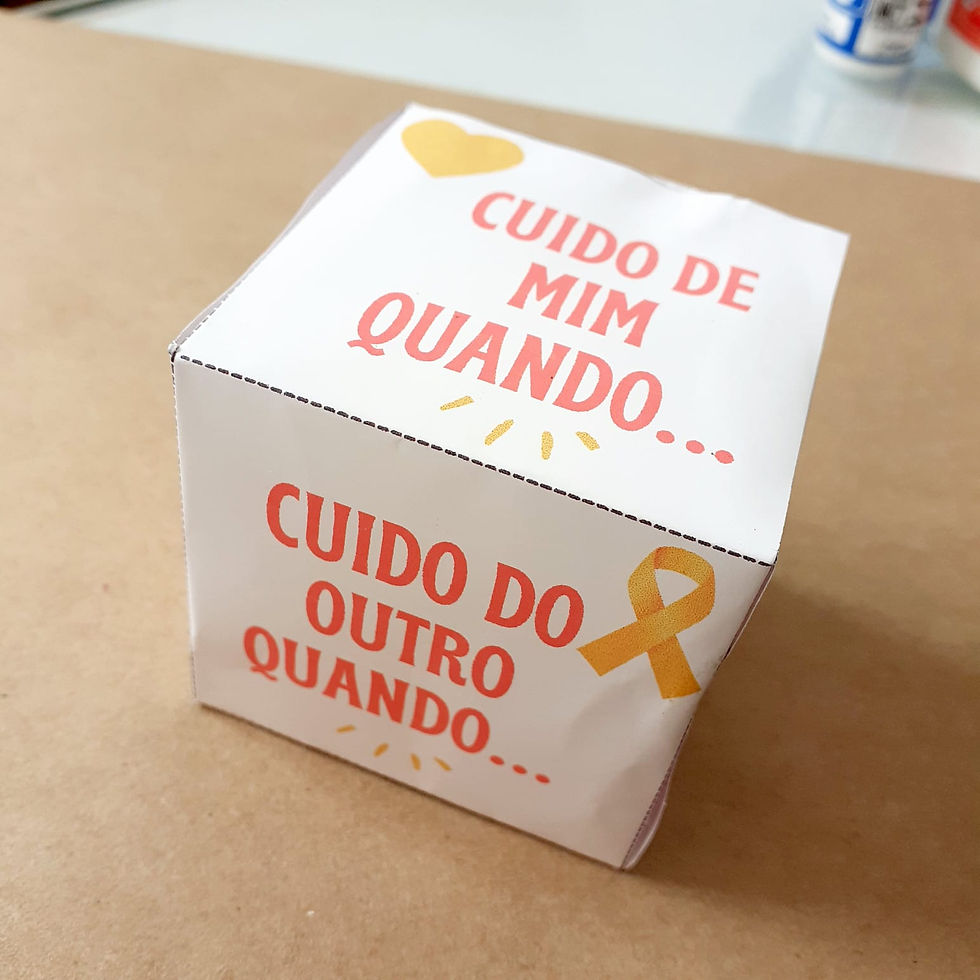 Atividade para trabalhar o setembro amarelo na escola.