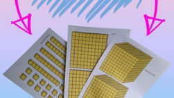 Material dourado.