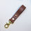 Thumbnail: Brown Leather Clasp Keyring