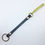 Thumbnail: Black Leather Fish-Hook Key Lanyard