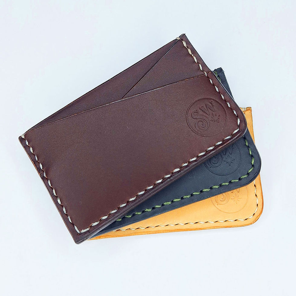 Thumbnail: Brown Leather Multi-Card Holder