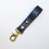 Thumbnail: Black Leather Clasp Keyring