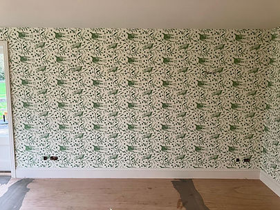Marlborough Wallpaper hanging