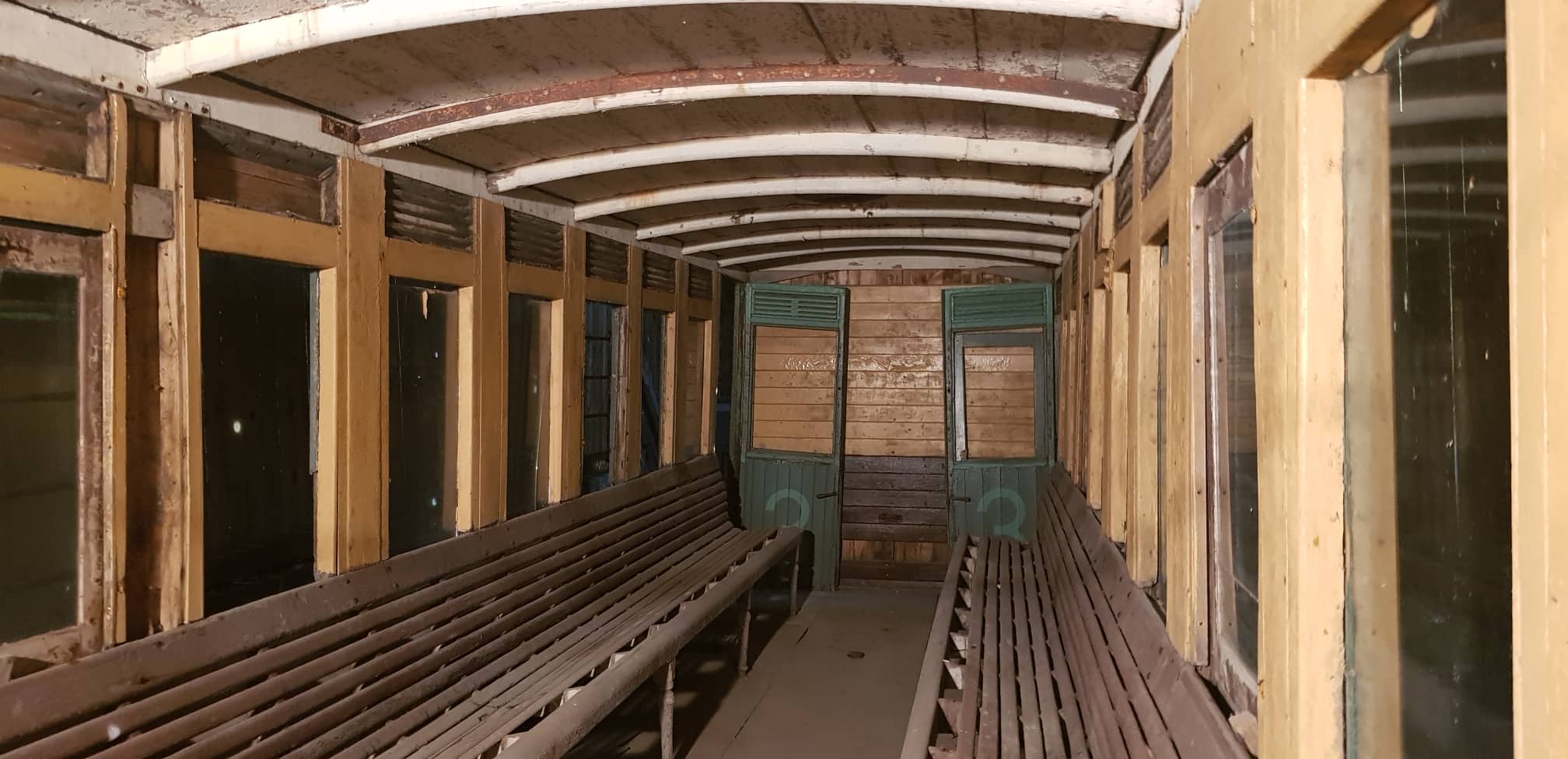 The interior has recently been cleaned out, note the condition of the carriage it looks stunning. The interior retains the original livery as found.