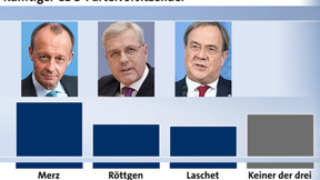 DAS SCHNECKENRENNEN UM DEN CDU-PARTEIVORSITZ 