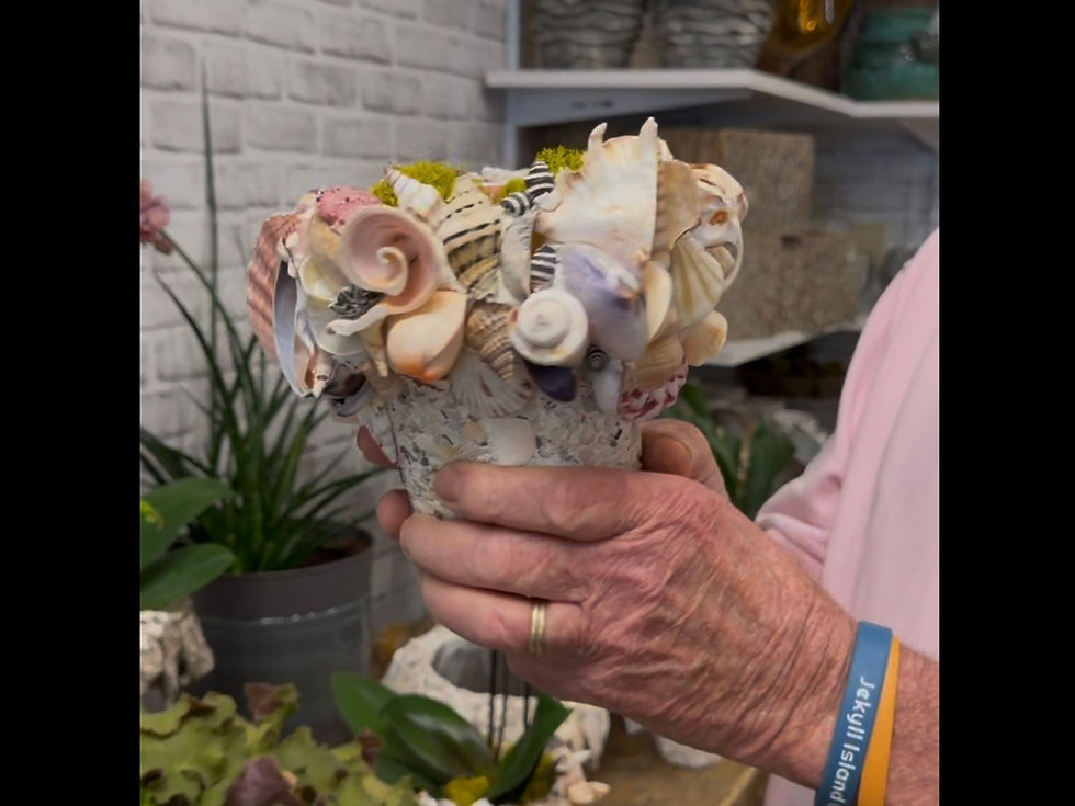 Thumbnail: Handmade Shell or Barnacle Pot