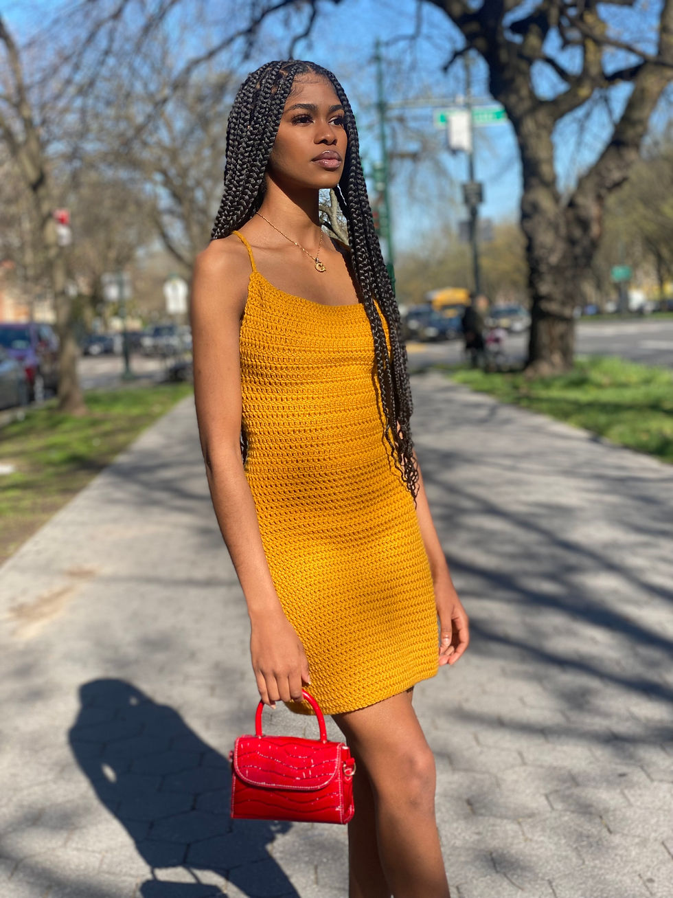 Thumbnail: Mustard Bodycon Dress