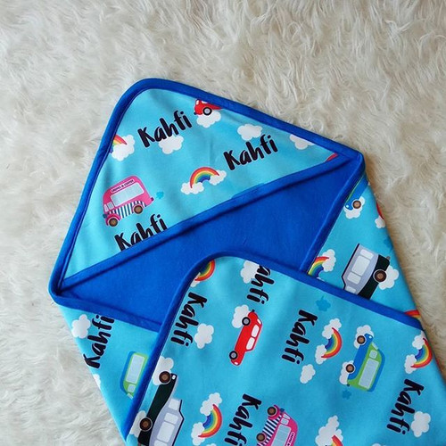 Customised Hoodie Swaddle Blanket Lullaby Bebe