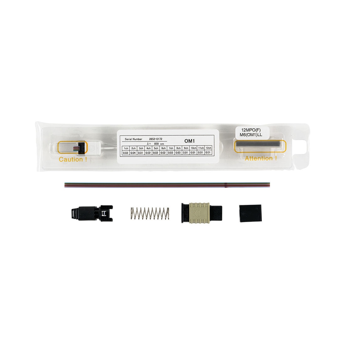 Sumitomo Lynx Splice-on Connector, MPO-12, Female, MMF OM1, Ribbon