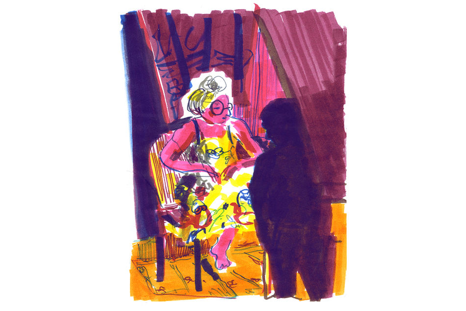 Terraza de un cafƩ en Angouleme - Claudia Blin
