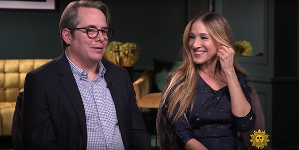 Matthew Broderick, shown here with wife Sarah Jessica Parker, discussing the recently announced Ferris Bueller's Day Off 2: Top Gun: Maverick 2: Zombie Apocalypse