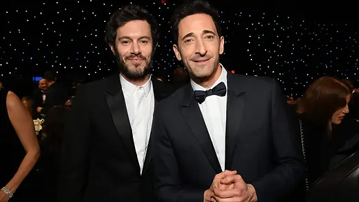 Adrien Brody, shown standing next to "A Night with the Stars!" contest winner Adam Brody at a Centrifugation 4 Kids fundraiser last month