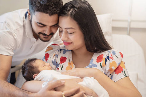 Two new parents, shown here lovingly gazing at their newborn son Mr. Beast, who later attempted to return the baby at a local GameStop