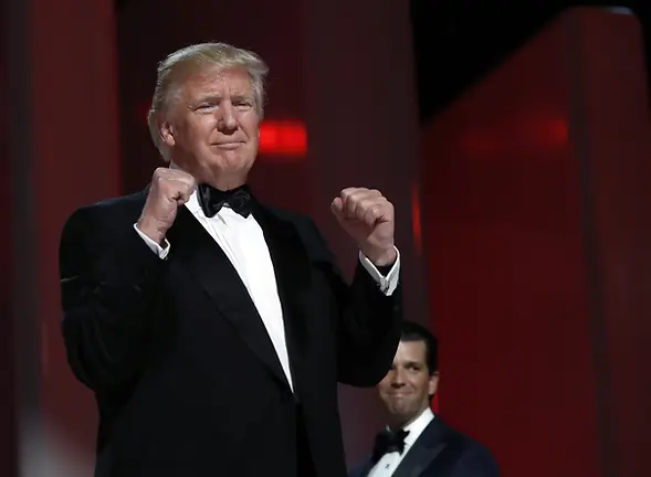 President Trump, shown here at his fundraiser for taking kittens away from elderly dementia patients preparing to fight evil SWAMP mastermind LeSchiffre .
