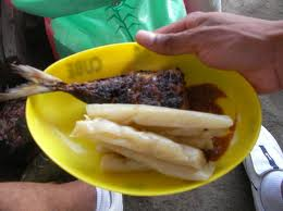 Roasted Makerel and Bobolo