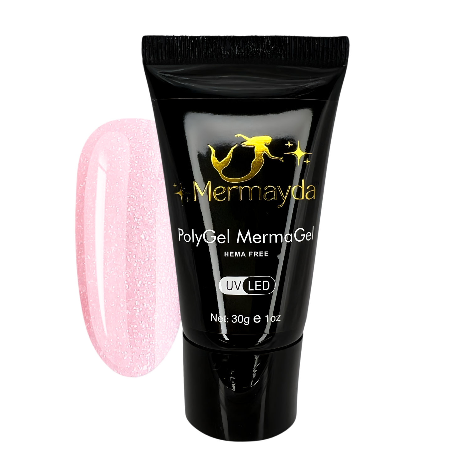 PolyGel AcrylGel MermaGel Hema Free Mermayda Sparkle Up! PG07 30gr
