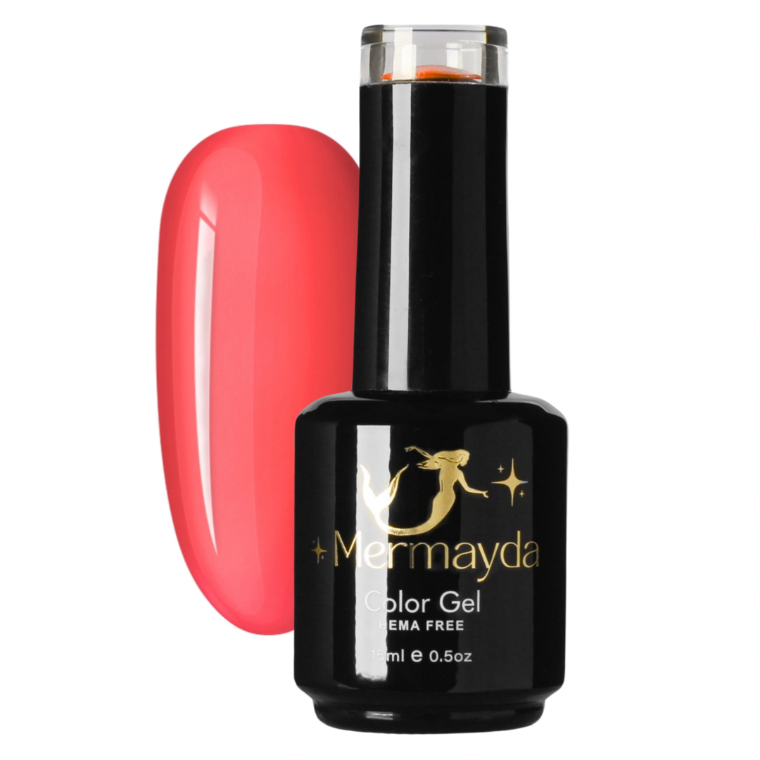 Oja Semipermanenta Hema Free Color Gel Coral Dream R009 Mermayda 15ml Corai