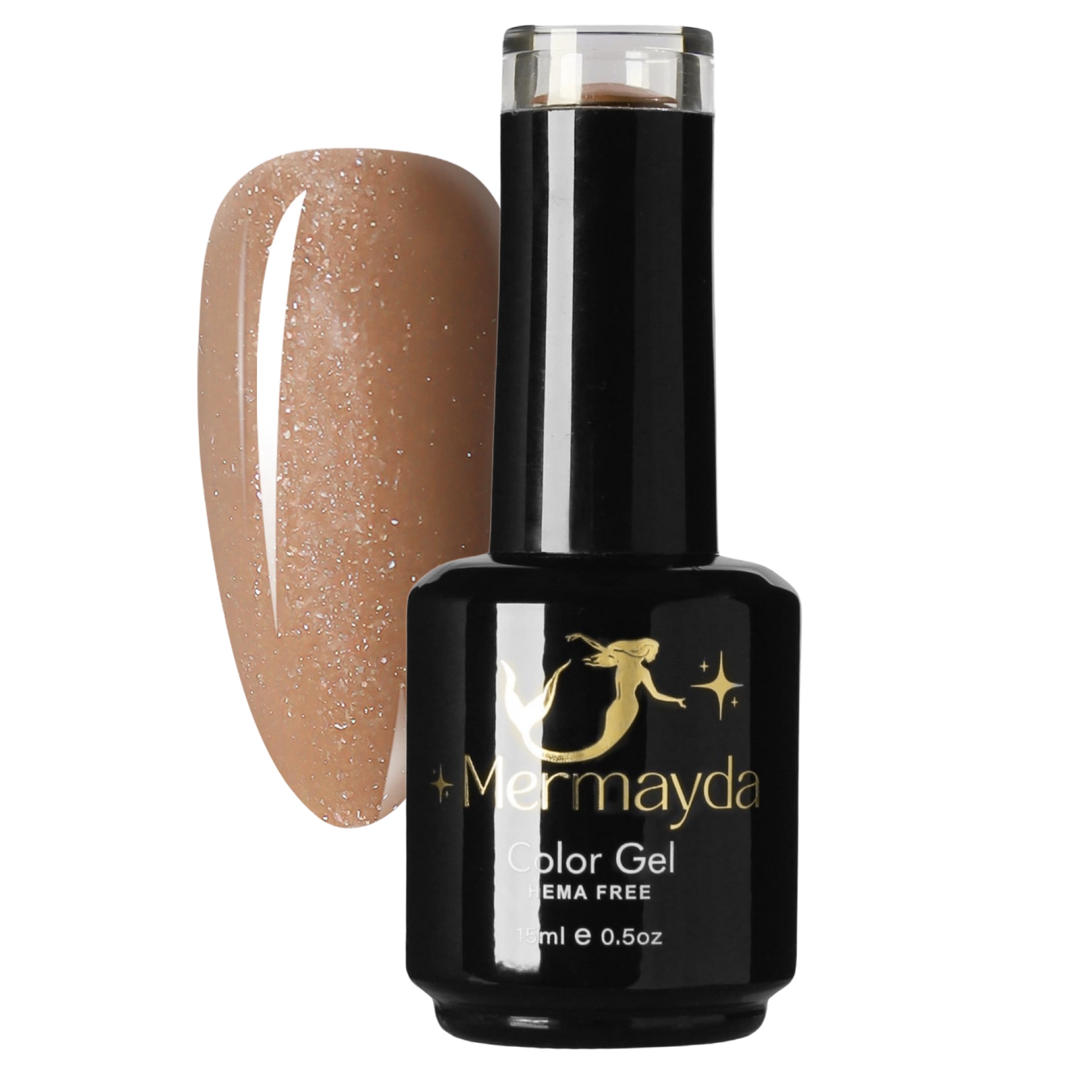 Oja Semipermanenta Hema Free Color Gel Caramel Shine SN26 Mermayda 15ml