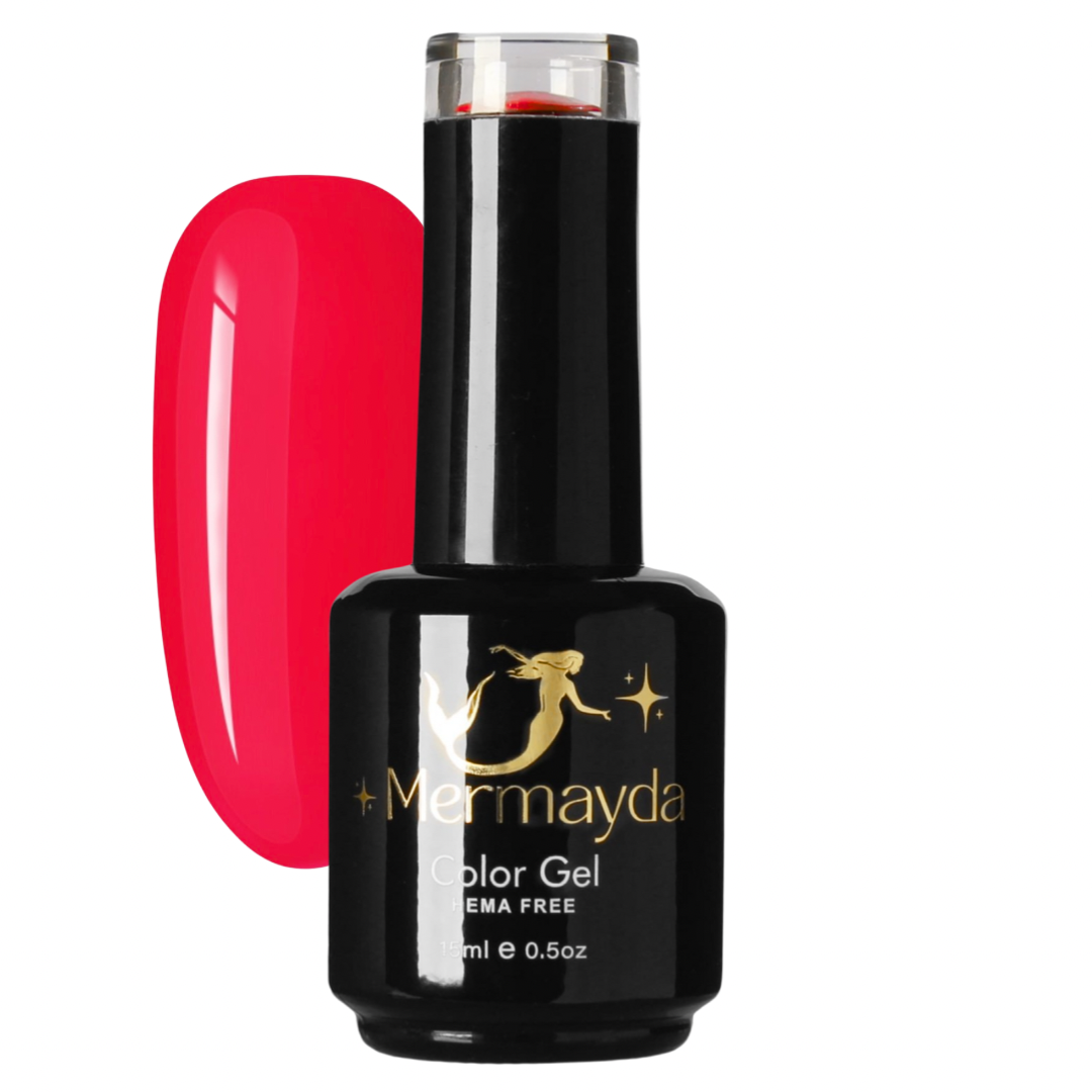 Oja Semipermanenta Hema Free Color Gel Extasy R001 Mermayda 15ml Roșu/Nu
