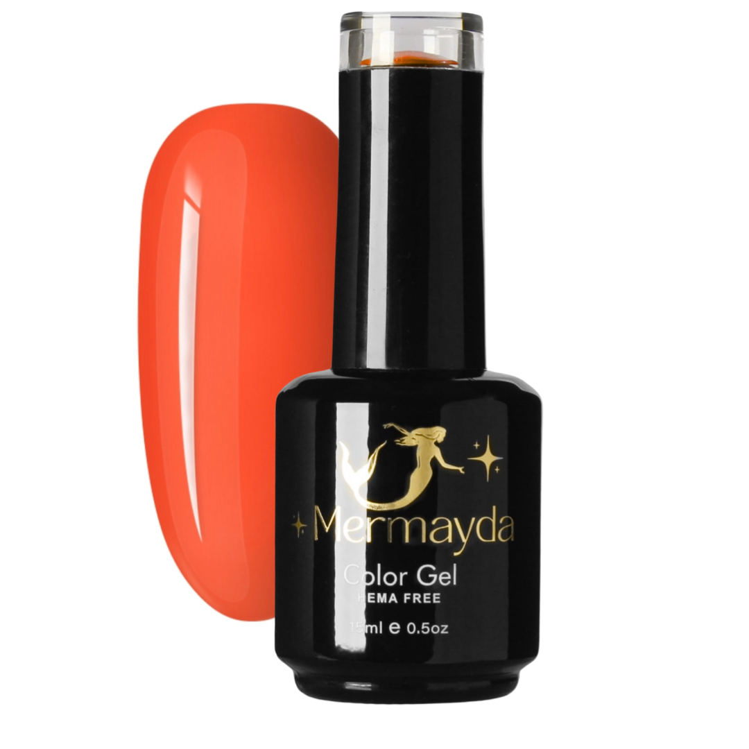 Oja Semipermanenta Hema Free Color Gel Unstoppable R012 Mermayda 15ml Portocaliu