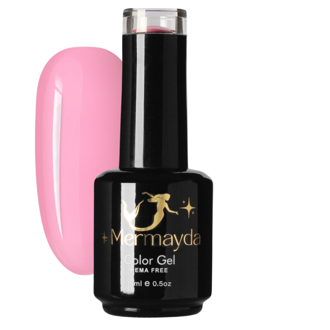 Oja Semipermanenta Hema Free Color Gel Strawberry Cream P014 Mermayda 15ml Roz