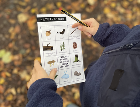 kostenlose Vorlage Natur Bingo