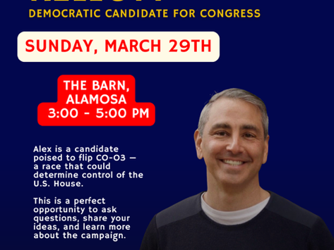 Meet & Greet Alex Kelloff in Alamosa