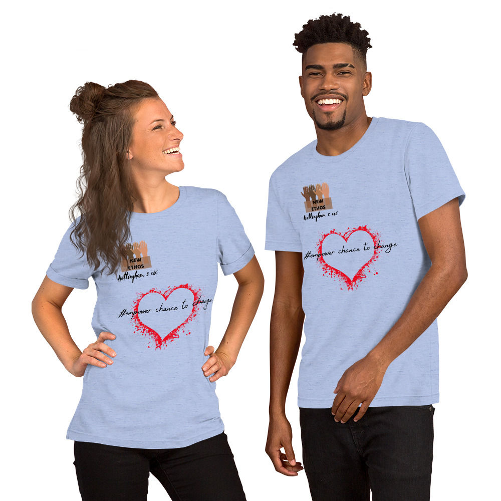 #empower chance to change Unisex t-shirt