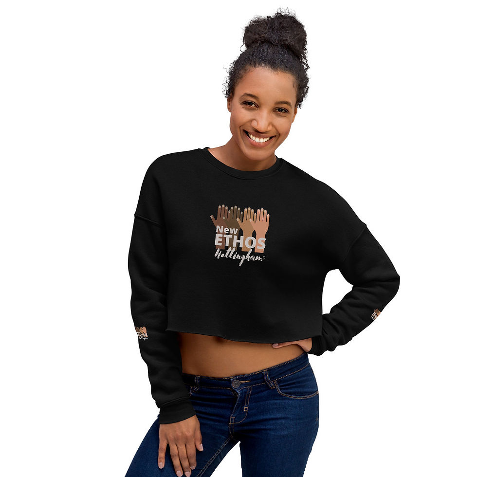 Thumbnail: Womens fleece Cropped Sweathirt