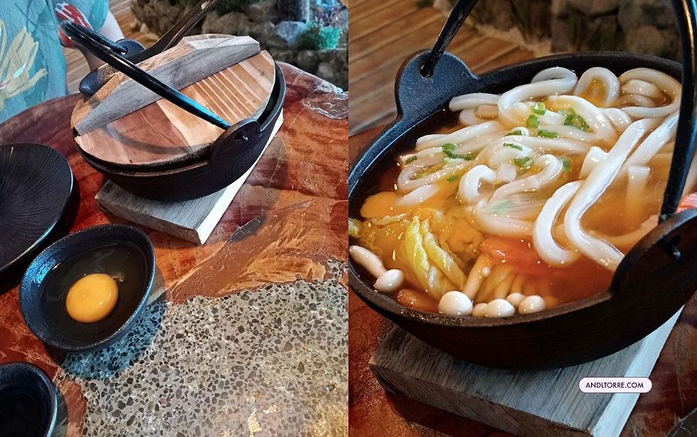 Yama Japanese Cave Bar in Puerto Princesa | Nabeyaki Udon