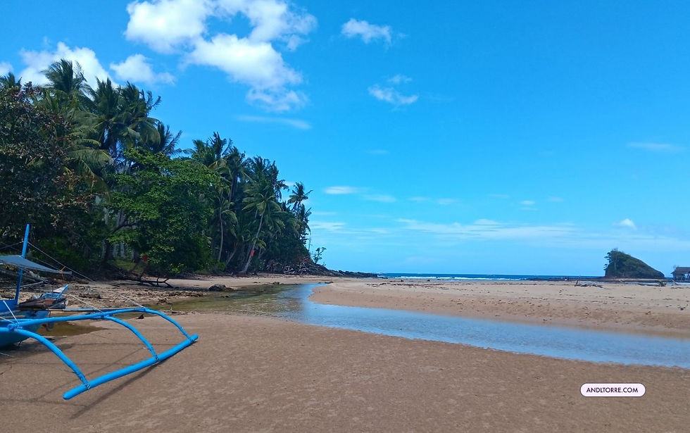 Sabang beach in Puerto Princesa, Palawan (Philippines)