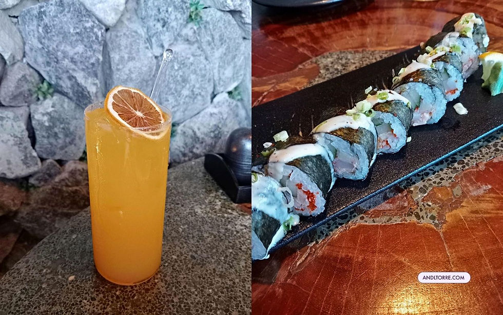 Yama Japanese Cave Bar in Puerto Princesa | Frozen Cocktail & Dragon Eye Ball Rolls