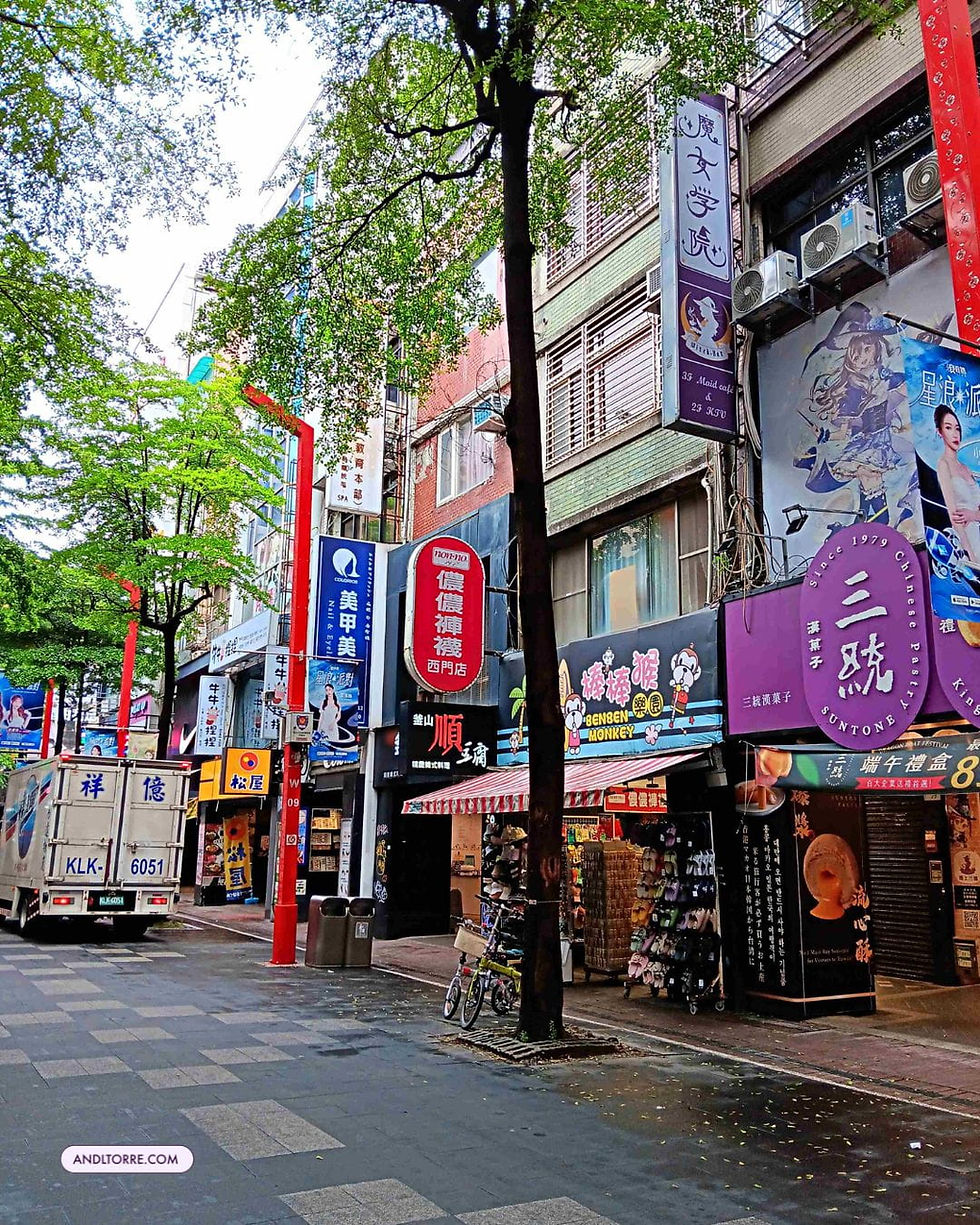 Ximending in Taipei, Taiwan (Wanhua District)