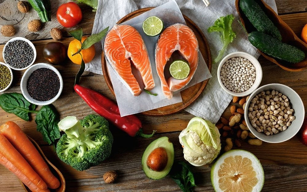 Healthy fruits and vegetables for a healthy mind, body, and soul