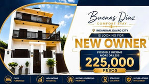 Buenas Diaz Comfort Stay Indangan Seeks New Owner: A Turnkey 3-Storey Rental Business in Davao City Hits the Market