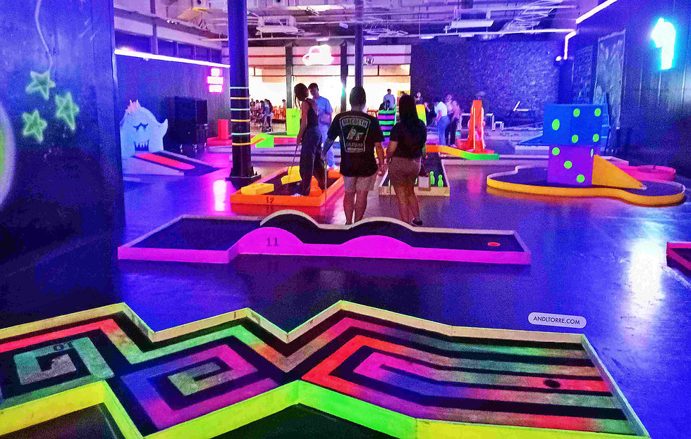 Pat's Putts in Pasig City | 27-hole indoor golf course