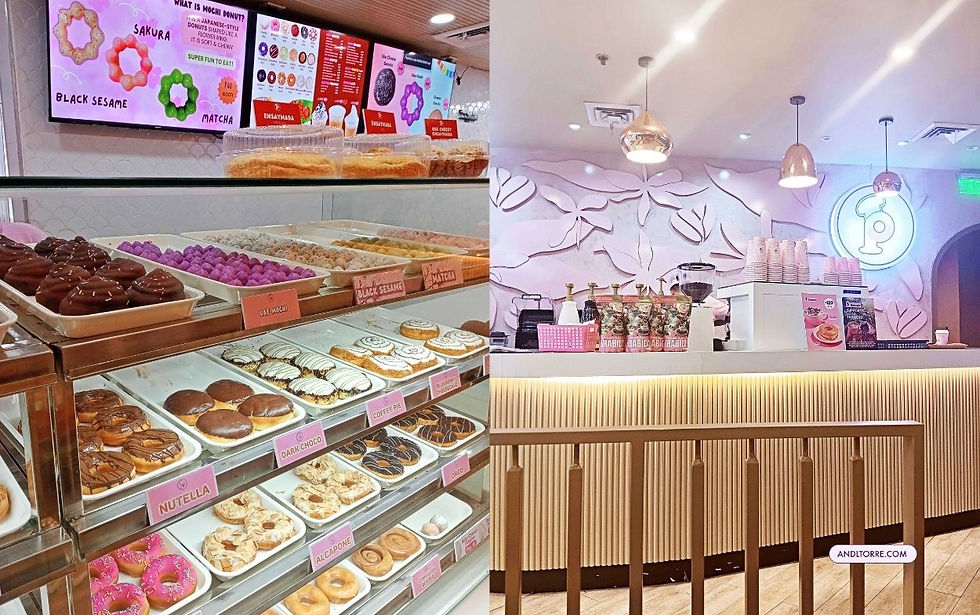 Cafes in Ortigas, Pasig City | P. Donuts in Hanston building (Ruby Road side)