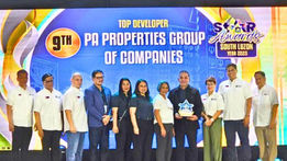 P.A. Properties named Top 9 Developer in South Luzon at Pag-IBIG Star Awards 2025