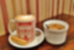 Cafe Latte with Biscuits | Old Manila Coffee House | Level 3 Robinson's Galleria