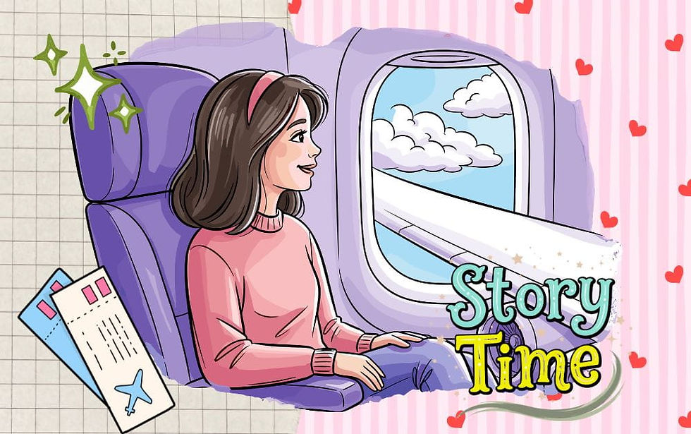 Holding back my tears inside the plane | In-flight stories
