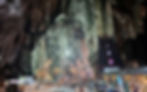 The dark cave at Batu Caves
