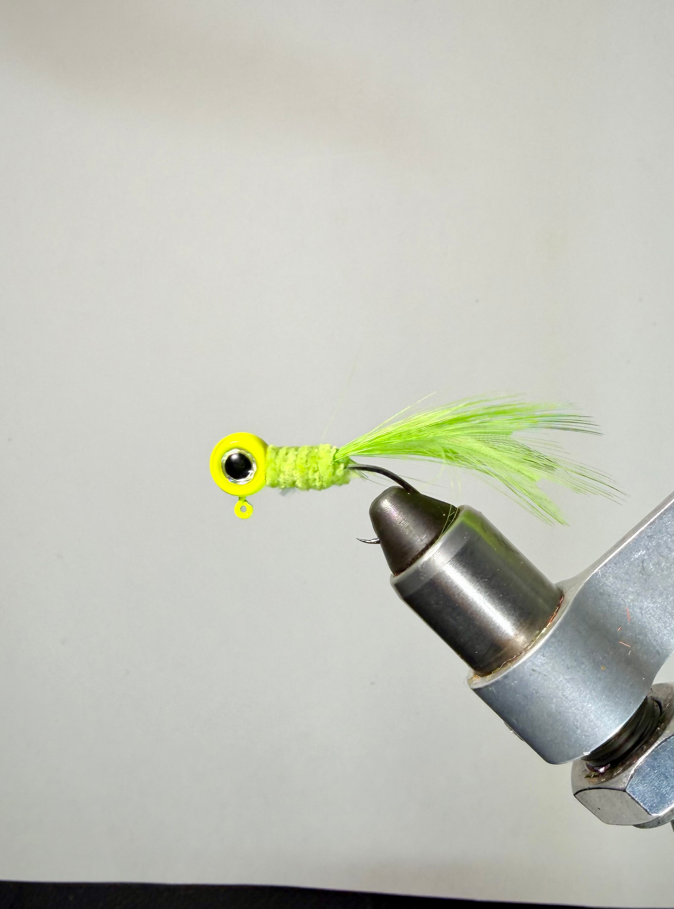 All Chartreuse Hair Jig