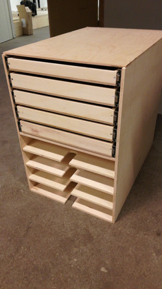 Drawing cabinet process