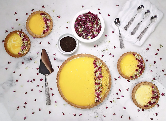 Lemon Tart with an Earl Grey Crust