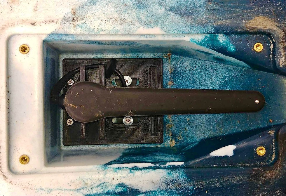 Vibe SG RayMarine Dragonfly 4 and 4 Pro Transducer Mount 3dgarageworks