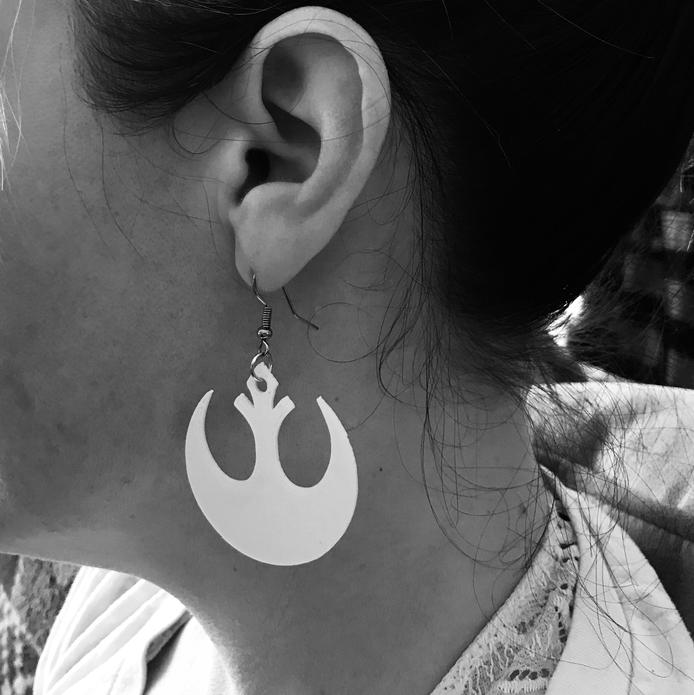 Rebel Alliance Earrings - Awesome for ladies cosplay! 