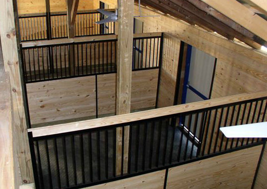 Horse Stall Dividers with bars