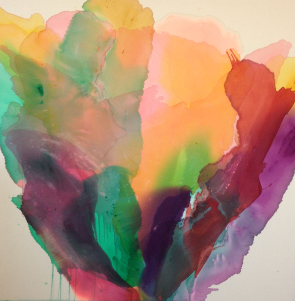 Blumen, 2017, 72" x 72", Private Collection