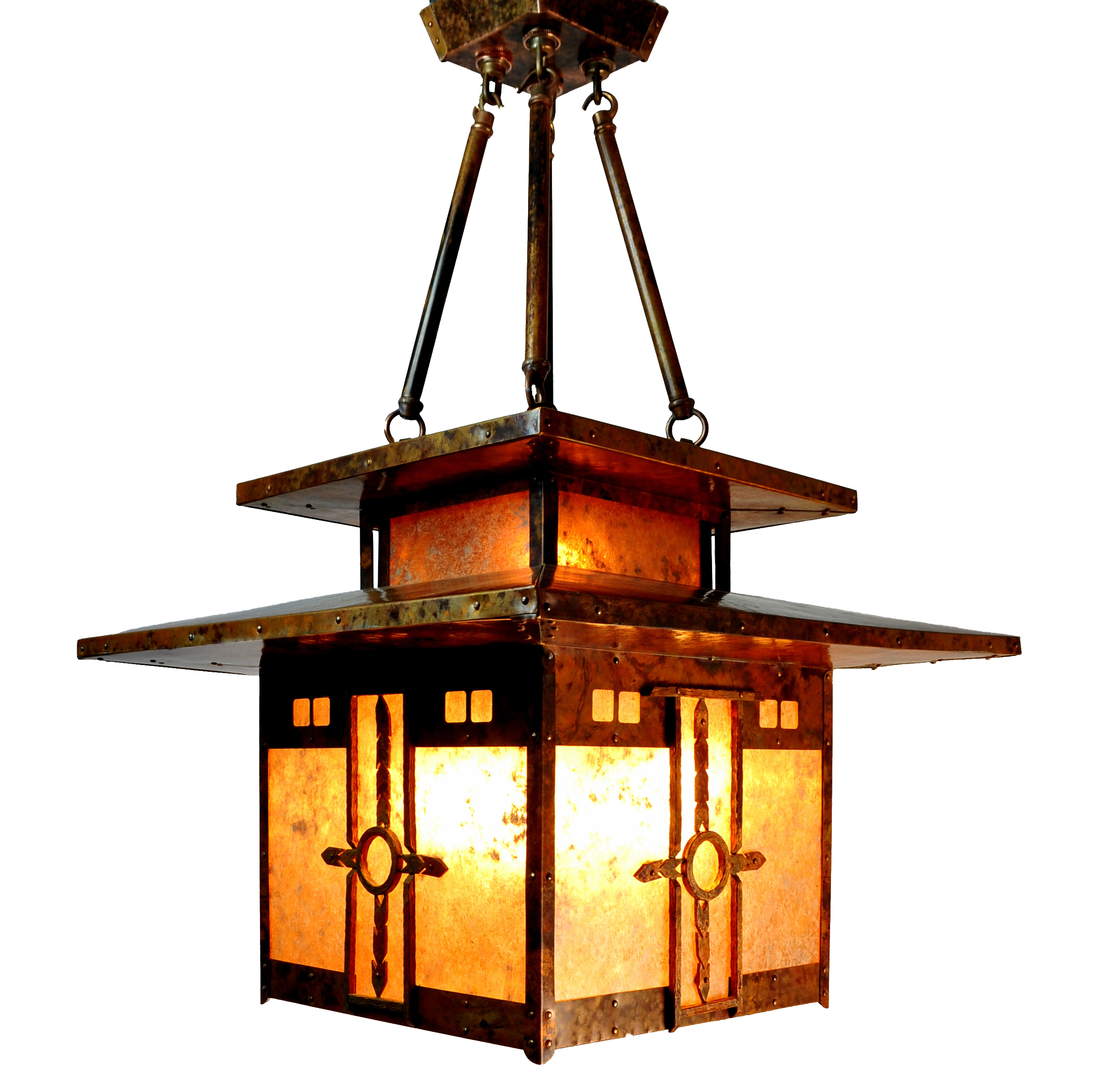 Two Tiered Hanging Pendant