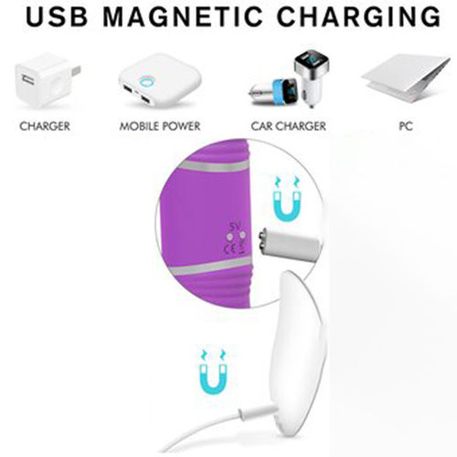 Miniatura: VIBRADOR DE DOBLE CABEZA CICI RCT